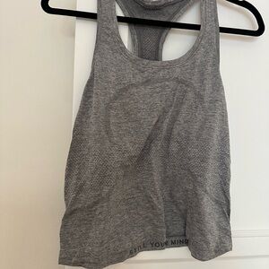 lululemon athletica Gray Tank Top